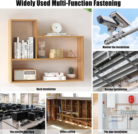 100Pcs Manual Steel Nails Steel Nail Gun Rivet Tool Accessories Nail Ceiling Round Nail fastening