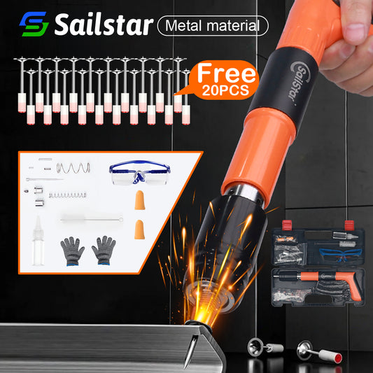 Sailstar Nail Gun Manual Steel Nail Gun For Concrete Rivet Tool Steel Rivet Gun Nail Punch Pipe Clam