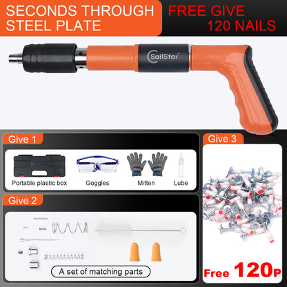 Sailstar Nail Gun Manual Steel Nail Gun For Concrete Rivet Tool Steel Rivet Gun Nail Punch Pipe Clam